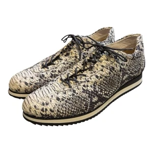 Stuart Weitzman TW2601 Damen-Sneaker aus Leder mit Schlangenprägung 10 neu ohne Karton - Bild 1 von 10