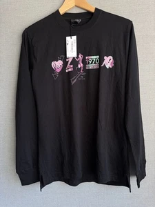 CAMISETA PAUL SMITH HOMBRE REG FIT SL 1970 ALINEACIÓN EN NEGRO TALLA PEQUEÑA NUEVA - Imagen 1 de 11