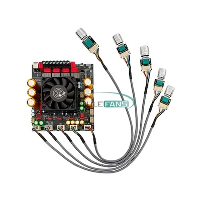 ZK-APTX3 2*300W + 600W Bluetooth Endstufe Platine 2.1CH Audio TPA3255 Modul - Bild 1 von 4