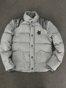 Rare Chevignon Togs Unlimited Wool Monochrome Down Jacket S/XS - Picture 1 of 12