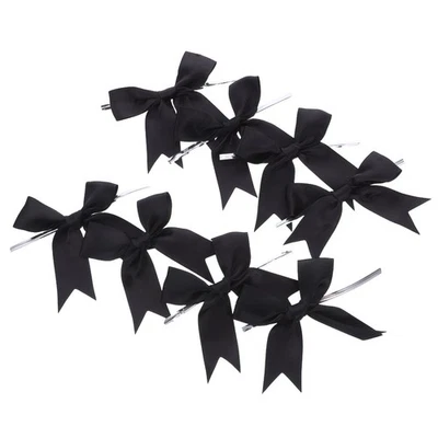  50pcs Premade Ribbon Bows Twist Tie For Candy Packaging Christmas Halloween - Image 1 of 4