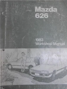 1983 Mazda 626 Factory Workshop Repair Service Manual Original Coupe Sedan H/B - Imagen 1 de 2