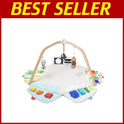 Gimnasio y colchoneta para juegos para bebés | Juguetes de desarrollo Montessori Foto 1 de 4