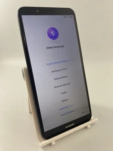 Huawei Y7 2018 Black Unlocked 16GB 5.99" 13MP Android Smartphone Fault #C07 - Picture 1 of 15