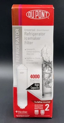 DuPont Universal Direct Connect Refrigerator Ice Maker Filter Model WFIR200 NOS - Image 1 of 3