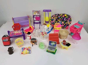 Lotto misto 27 pezzi accessori casa delle bambole in miniatura decorazione assortimento mobili - Foto 1 di 13