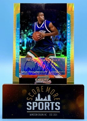 2004-05 Bowman Chrome Emeka Okafor Rookie Gold Refractor Auto /5 SSP F-C #152 - Image 1 of 4