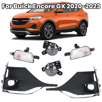 Fog Light Signal Lamp Cover Chrome Trim Assembly For Buick Encore GX 2020-2023 - Image 1 of 4
