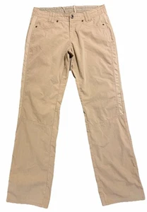 Kuhl Pants Women’s Sz 8 Regular Kurve Mountain Hiking Outdoor Straight Leg Putty - Picture 1 of 20
