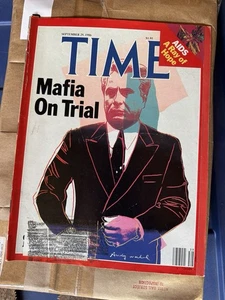 TIME Magazine September 29 1986 Mafia Crime Boss John Gotti Andy Warhol - Imagen 1 de 1