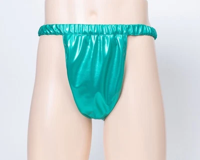 Traditional Japanese underwear made from PVC (with enamel lining) green Men's3L - Image 1 of 4