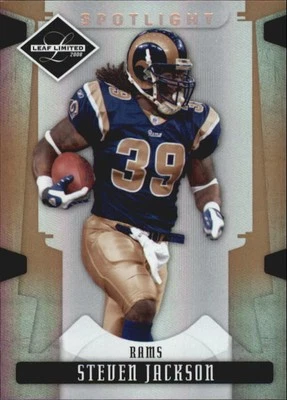 2008 Leaf Limited Bronze Spotlight #90 Steven Jackson /125 - FB - Image 1 of 2