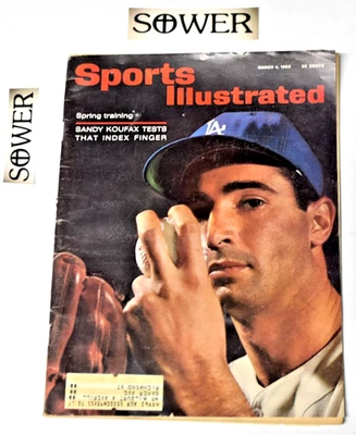 Sports Illustrated - Sandy Koufax - March 4, 1963 - Vol. 18 No. 9 - Vintage - Image 1 of 4