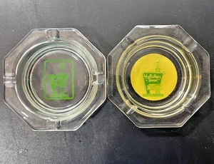 2 Vintage Holiday Inn Klarglas Sechseck Aschenbecher - Bild 1 von 4