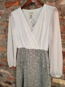 Enfocus Studio Dress Womens Sz 4 White Professional A - Picture 1 of 4