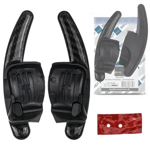 BRANDT Schaltwippen Verlängerung SET Carbon Optik für SKODA OCTAVIA III 5E 12-20 - Picture 1 of 5