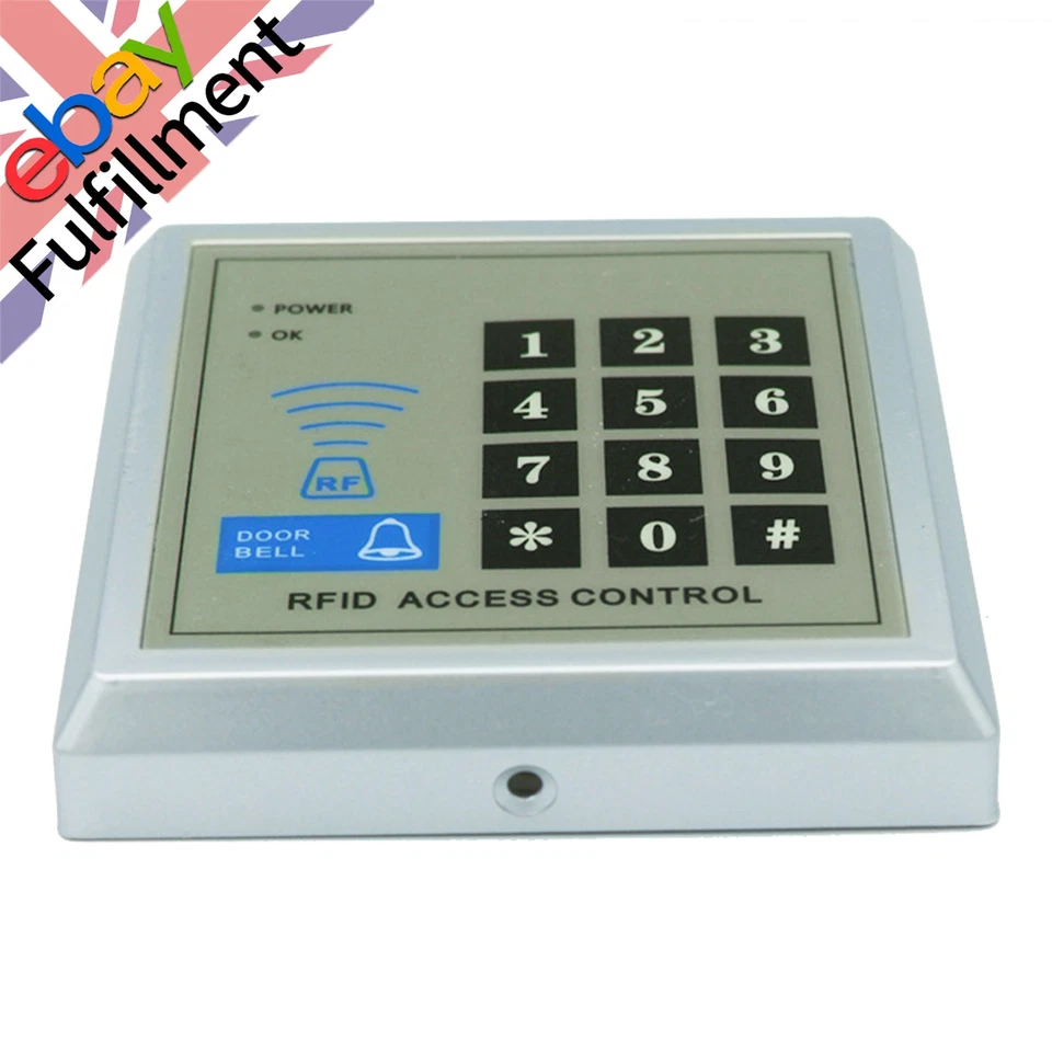 DC 12V Electric Door Access Control System Kit Set RFID Keypad Magnetic Lock - Image 1 of 4