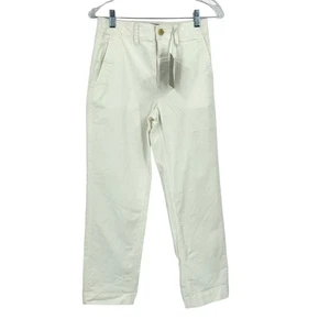 Everlane Lightweight Button Fly Chino Pants White Size 00 - Picture 1 of 7