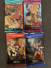 Lot of 4 Dragon ball Z Vengeance Panini Booster Packs NEW Factory Sealed