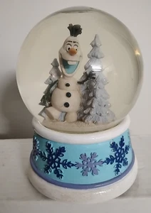 Disney Frozen 6" Olaf Musical Snow Globe Plays "Let It Go" Kcare Christmas - Picture 1 of 6