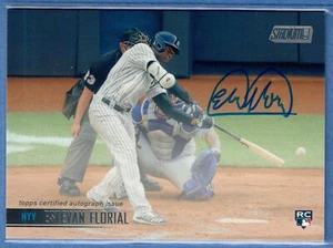 2021 Stadium Club Rookie Estevan Florial RC Auto Yankees - Picture 1 of 2