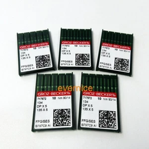 50 Groz-Beckert 134R 135X5 DPX5 SY1955 Industrial Sewing Machine Needles - Picture 1 of 2