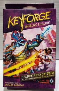 KeyForge Worlds Collide - Deluxe Archon Deck - Fantasy Flight - Sealed - Picture 1 of 3