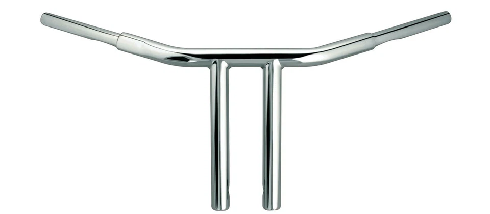 Wild 1 WO563 1-1/4in. Chubby Psycho Chopper T-Bar, 10in. Chrome Foto 1 de 1