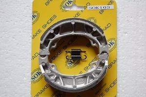 ZAPATAS DE FRENO TRASERO+Muelles fit ABRIL 1998-2010 Scarabeo 50, 1995-2002 Rally 50 - Imagen 1 de 1