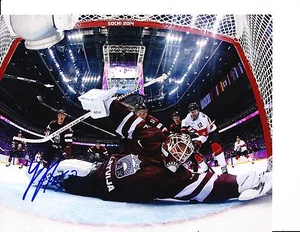 TAMPA BAY LIGHTNING KRISTERS GUDLEVSKIS SIGNED LATAVIA 8X10 - Picture 1 of 1