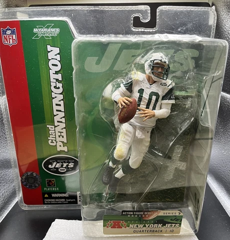 McFarlane Toy CHAD PENNINGTON NY  JETS 2003 Series 7 NFL Action Figure Debut Cover