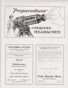 Original 1929 Bromo-Seltzer Print-Ad/ "Conquers Headaches" Great Art - Picture 1 of 1