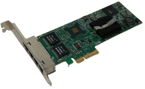 Carte réseau PCIe Ethernet Gigabit ET2BLK Intel E1G44ET2BLK - Prix incluant TVA - Photo 1/2