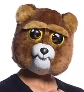 Sir Growls-a-Lot Costume Child Mask Feisty Pet Happy Or Scary Bear New Halloween - Picture 1 of 6