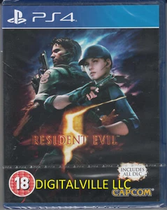 Resident Evil 5 HD PS4 Brand New factory Sealed - Picture 1 of 10