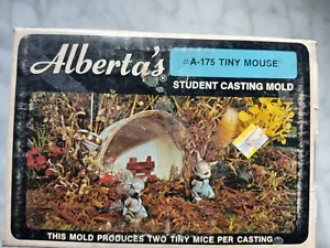 Vintage Alberta's Student Casting Mold #A-175 Tiny Mice - Picture 1 of 10