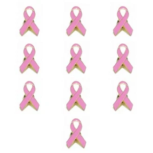 Breast Cancer Awareness Pins Brooch Pin Ribbon Lapel Pin for Women 0.79"x1.18" - Picture 1 of 8