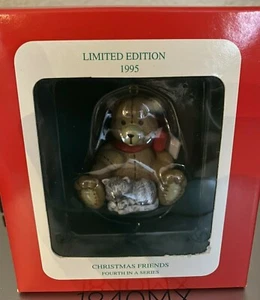 World of Christmas Limited Edition (1995) Teddy Bear Ornament (New) - Picture 1 of 4