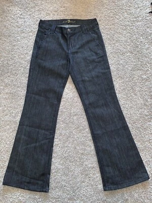 Pantalones de mezclilla vintage nuevos sin etiquetas Y2K 7 para toda la humanidad bolsillos de carga corte boot 27 SOLDOUT Foto 1 de 4