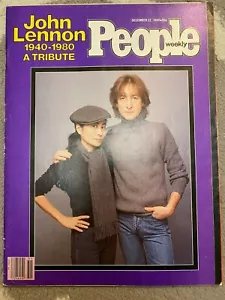 JOHN LENNON PEOPLE MAGAZINE COVER DECEMBER 1980 - Bild 1 von 1