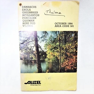 1984 ARKANSAS DAMASCUS ENOLA QUITMAN 501 PHONE BOOK DIRECTORY WHITE YELLOW PAGES - Picture 1 of 7