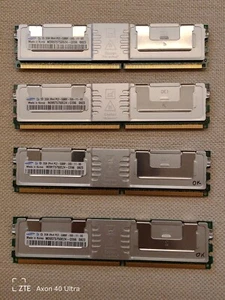 RAM x MAC 8 GB (4x2GB) DDR2 PC2-5300F 667MHz 2Rx4 ECC Samsung - Foto 1 di 2