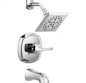 Delta Portwood Single-Handle 5-Spray Tub and Shower Faucet in Chrome w/Valve - Picture 1 of 4