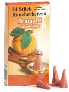 Knox Baked Apple Scent German Incense Cones Made Germany for Christmas Smokers - Picture 1 of 1