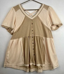 Listicle Shirt mit V-Ausschnitt und Hose Größe M 1057 - Bild 1 von 6