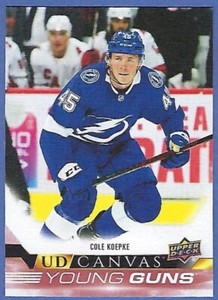 2022-23 Upper Deck Series 2 Young Guns Canvas COLE KOEPKE #C234 Lightning RC!!!