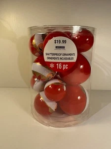 New Ashland Christmas 16 piece Santa Nutcracker Shatterproof Ornaments - Picture 1 of 8