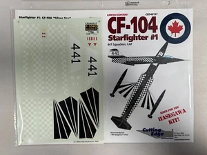 NUOVO vintage Cutting Edge CED48137 CF-104 Starfighter modello aereo 1/48 decalcomania (NR3) - Foto 1 di 3