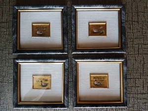 Kunstlithografie 4x Miniaturen Gilde Handwerk Goldfolie - Bild 1 von 16