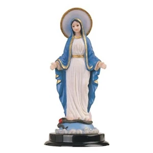 Our Lady of Grace with Halo Virgin Mary Religious Statue Figurine 5.9 Inch New - Bild 1 von 2